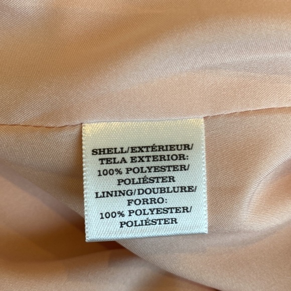 Ann Taylor light blush pink embroidered sleeveless shift dress 4 - Picture 6 of 7